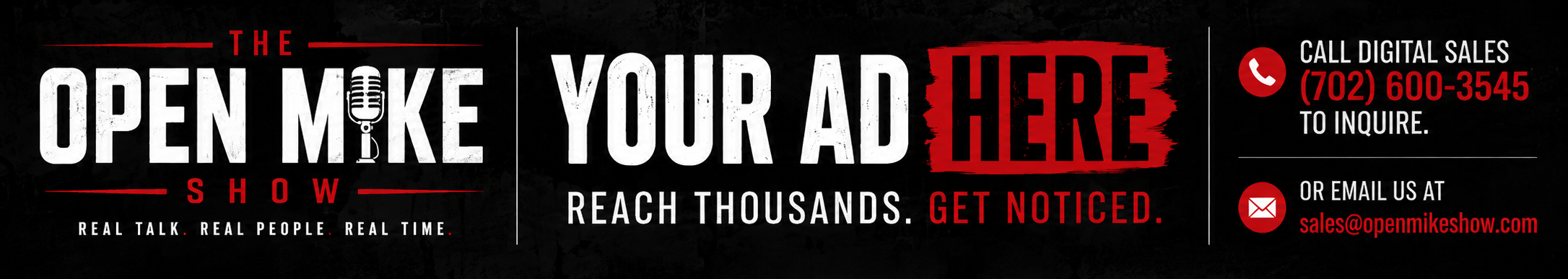 Open Mike Show Advertising
